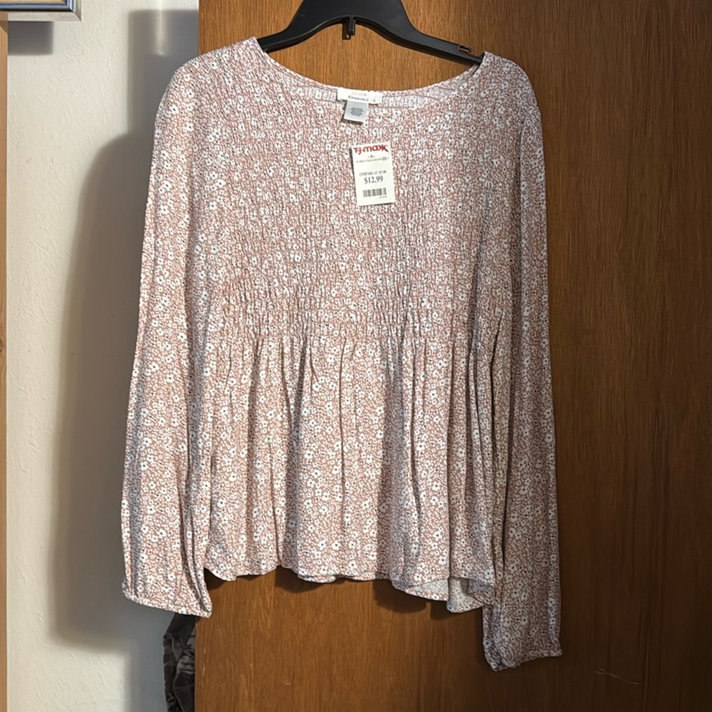 Floral long sleeve shirt